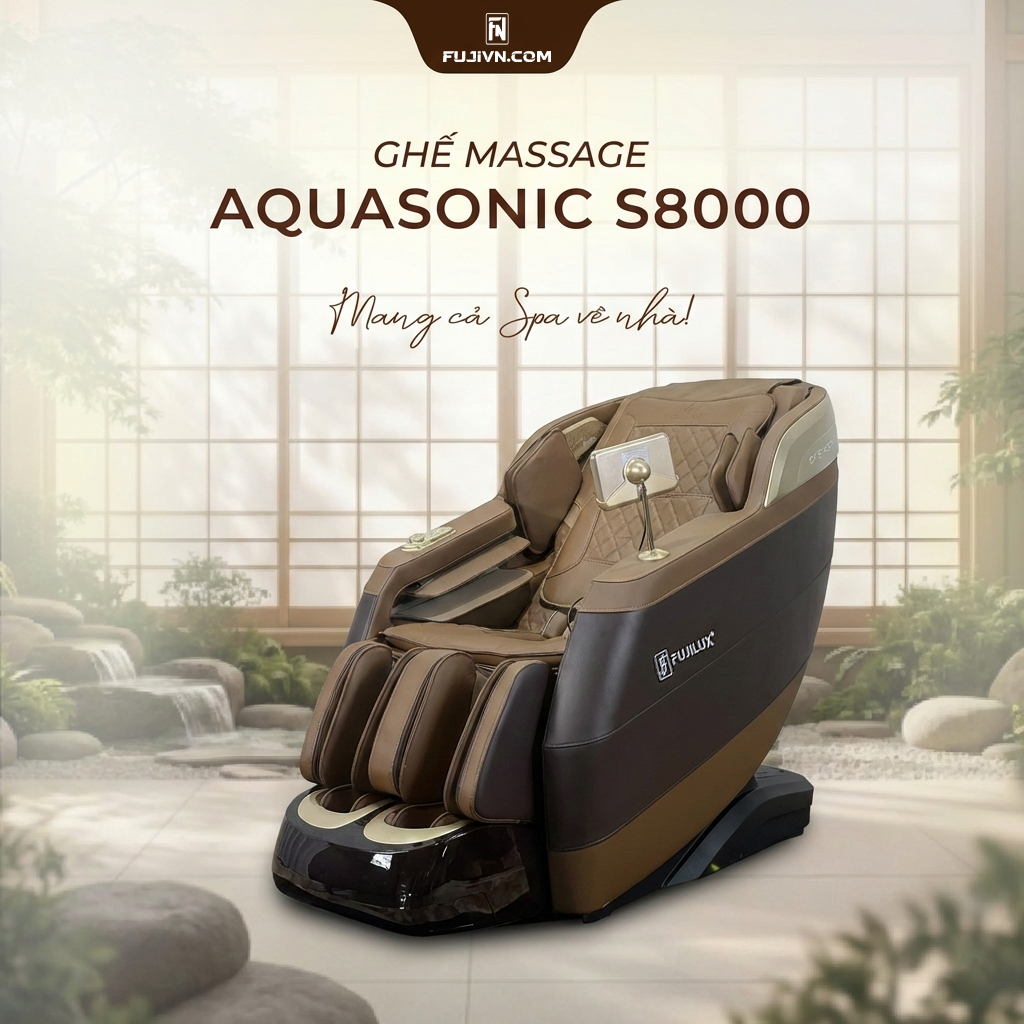Ghế massage Aquasonic S8000