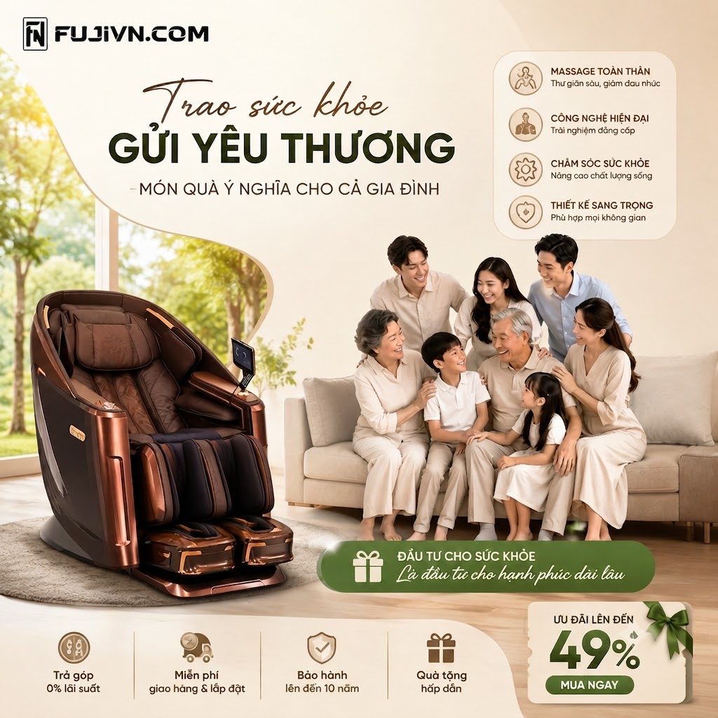 Món quà sức khỏe cho ba mẹ